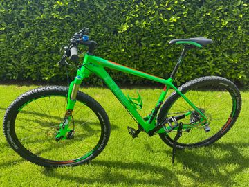 CUBE Reaction Shimano Deore XT 2015 Mountainbike usato, Verde — immagine 3 di 15