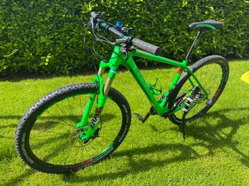 CUBE Reaction Shimano Deore XT 2015 Mountainbike usato, Verde — immagine 2 di 15