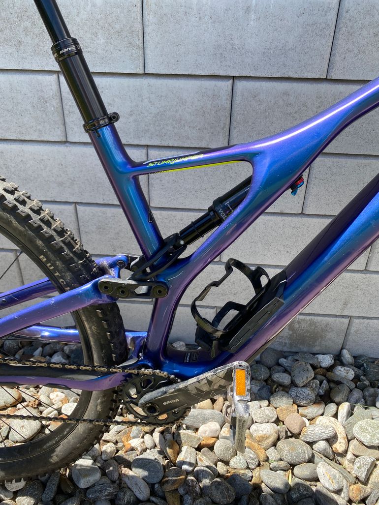 Used Specialized Men's Stumpjumper Comp Carbon 27.5—12-speed 2019 2019 Mountainbike, Blue, 27.5 — image 7 of 11