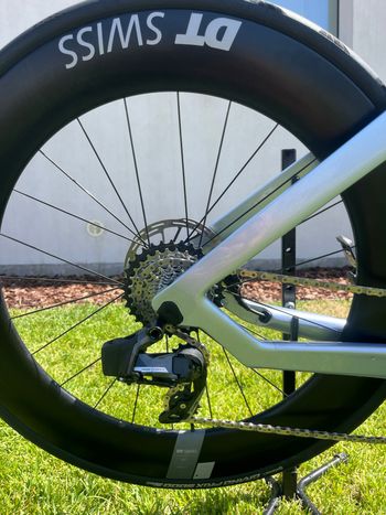 Used Canyon Speedmax CF SLX 8 AXS 2025 2025 Road & Gravel, Light Gray — image 3 of 13
