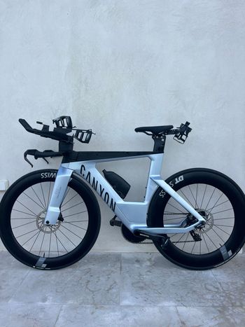Used Canyon Speedmax CF SLX 8 AXS 2025 2025 Road & Gravel, Light Gray — image 2 of 7