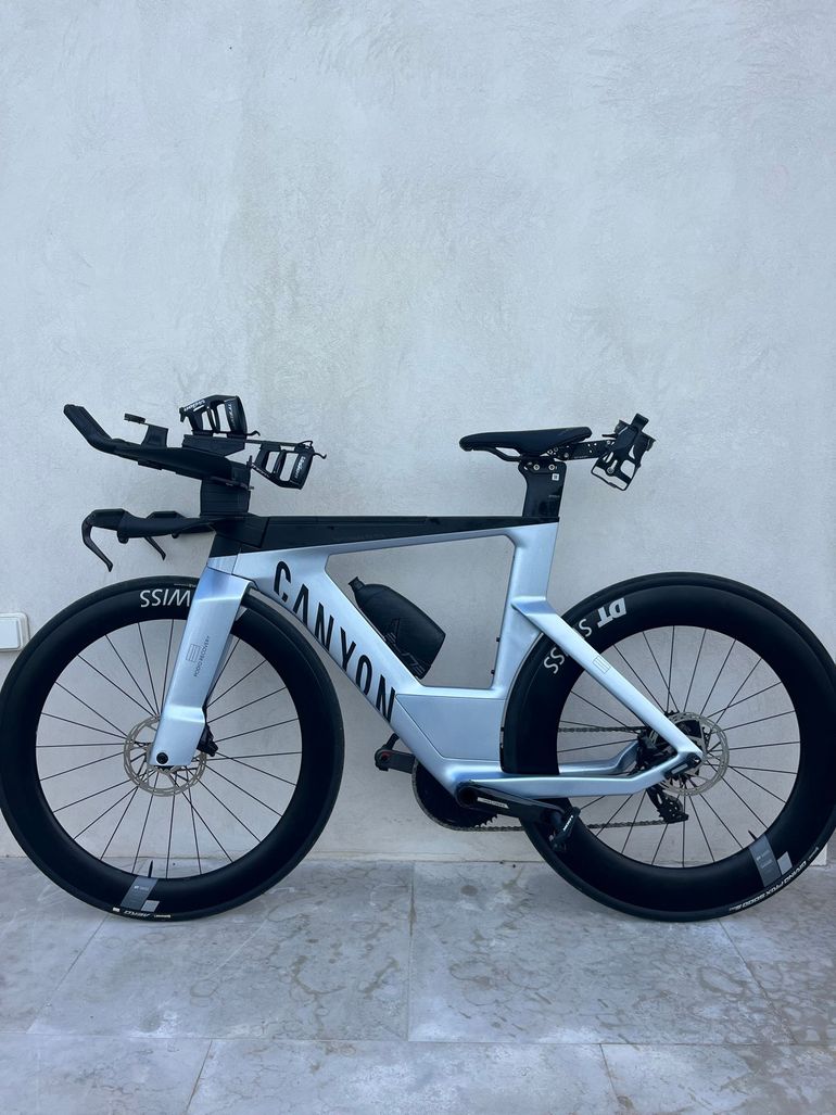 Used Canyon Speedmax CF SLX 8 AXS 2025 2025 Road & Gravel, Light Gray — image 2 of 7