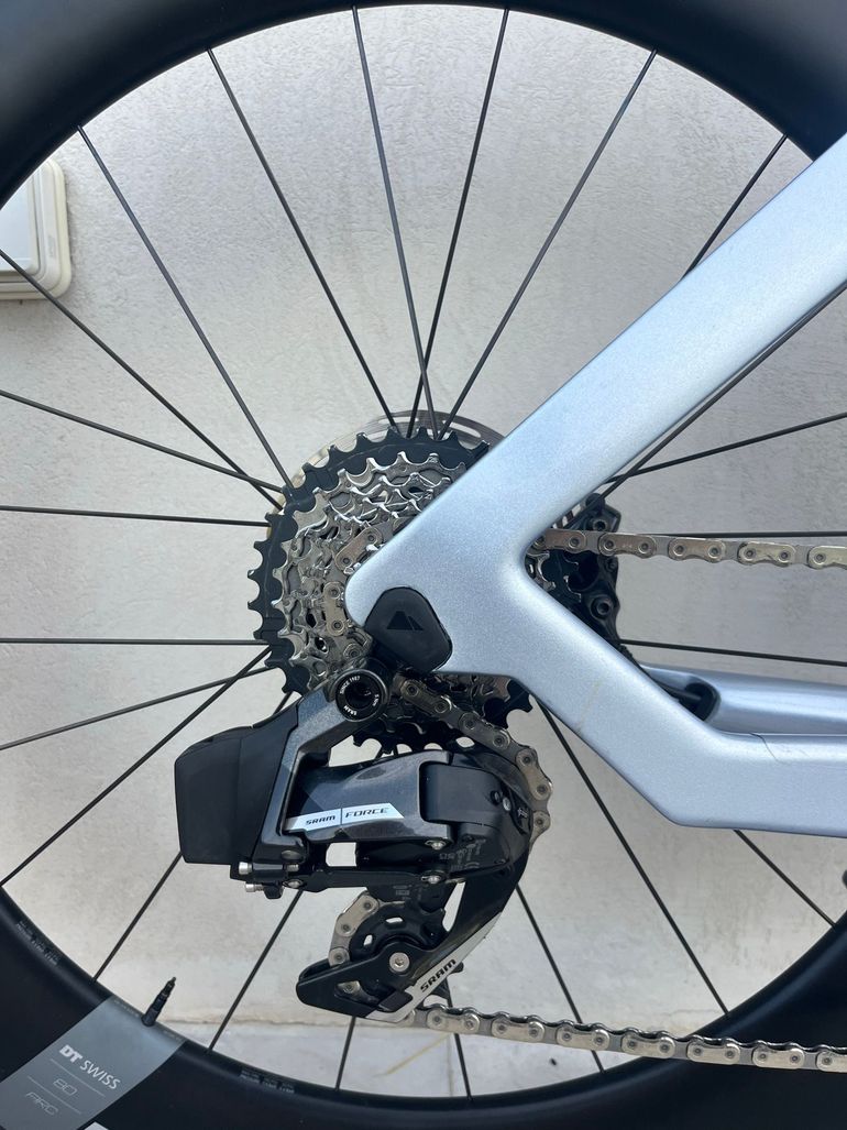 Used Canyon Speedmax CF SLX 8 AXS 2025 2025 Road & Gravel, Light Gray — image 3 of 7
