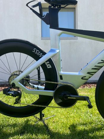 Used Canyon Speedmax CF SLX 8 AXS 2025 2025 Road & Gravel, Light Gray — image 4 of 13