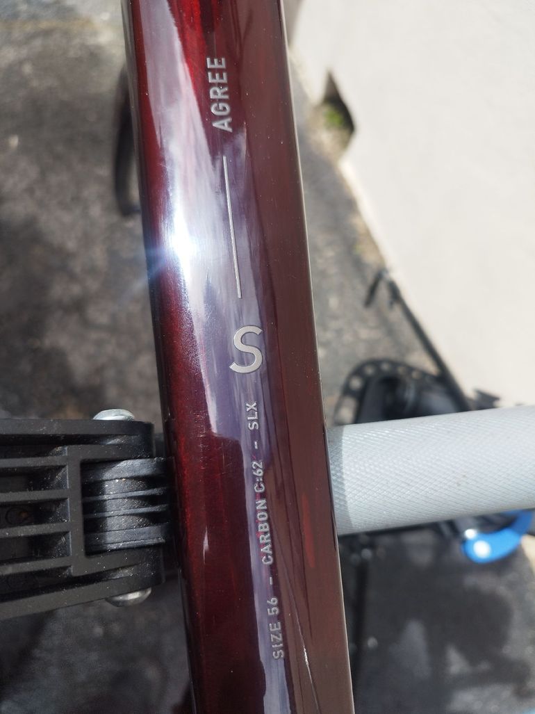 Used CUBE AGREE C:62, SLX 2025 Frameset 2025 Road & Gravel, Rosso — image 4 of 4