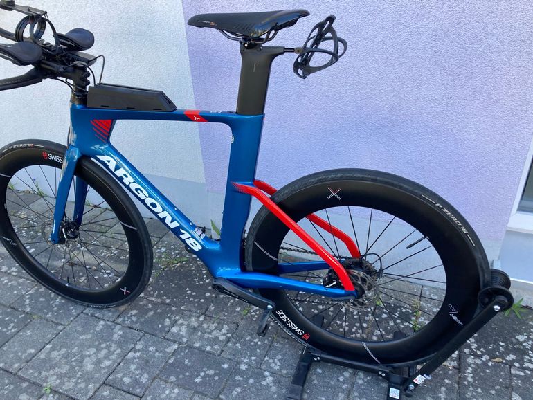Used Argon 18 E-117 Tri Disc SRAM Rival AXS 2024 2024 Road & Gravel, Blue — image 1 of 14