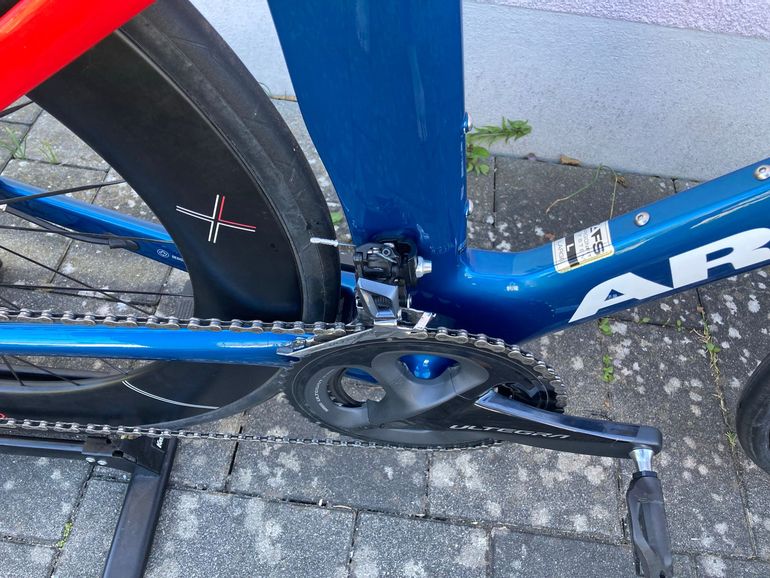 Used Argon 18 E-117 Tri Disc SRAM Rival AXS 2024 2024 Road & Gravel, Blue — image 9 of 14