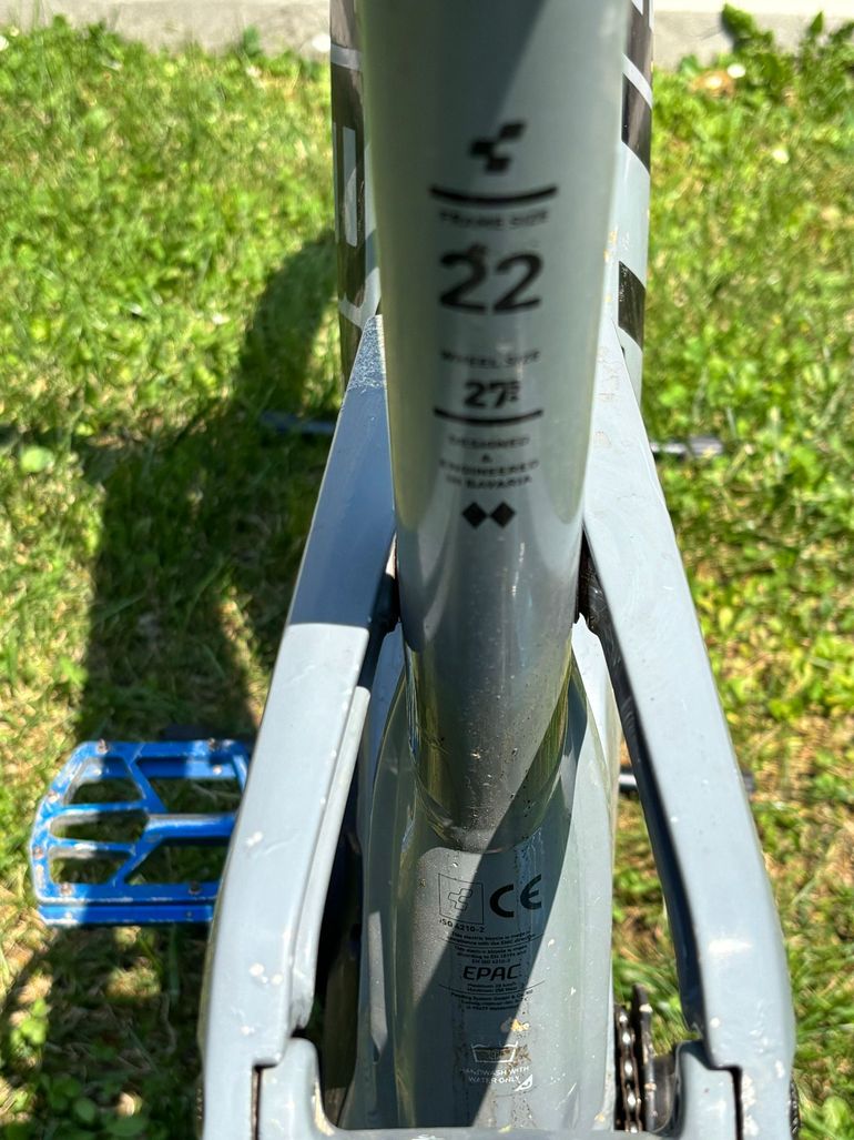 Used CUBE STEREO HYBRID 160 Action Team 500 27.5 2018 2018 Mountainbike, Light Gray, 27.5 — image 4 of 11