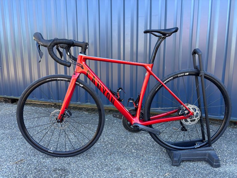 Used Canyon Endurace CF SL Disc 8.0 2021 2021 Road & Gravel, Red — image 2 of 8