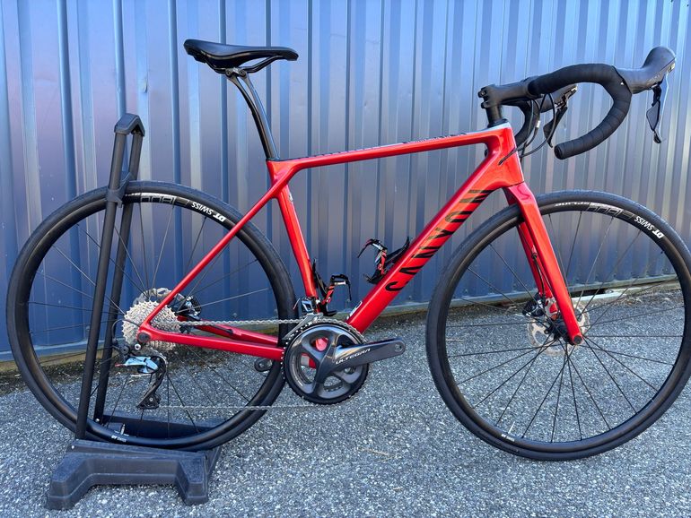 Used Canyon Endurace CF SL Disc 8.0 2021 2021 Road & Gravel, Red — image 1 of 8