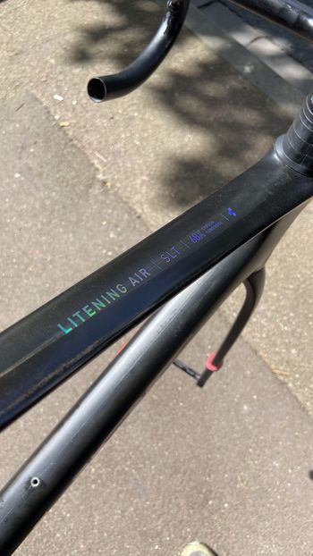 Used CUBE LITENING AIR C:68X SLT 2024 Frameset 2024 Road & Gravel, Nero — image 10 of 10