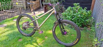 Used Kingdom Vendetta SRAM XX1 Eagle 2021 Mountainbike, Light Gray — image 5 of 5