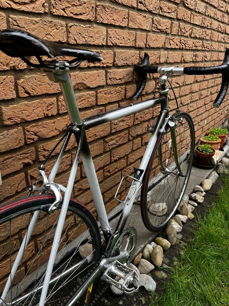 Used Shimano Vintage Rennrad 58cm 2000 Road & Gravel, Light Gray — image 11 of 12
