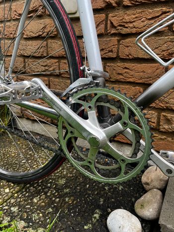 Used Shimano Vintage Rennrad 58cm 2000 Road & Gravel, Light Gray — image 9 of 12