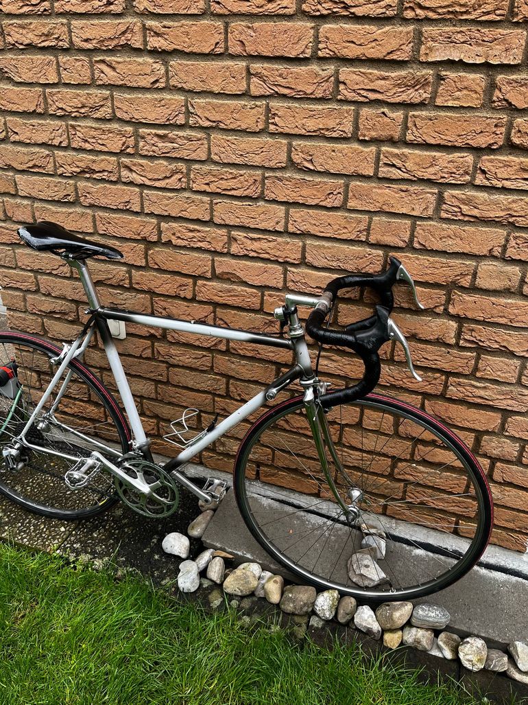 Used Shimano Vintage Rennrad 58cm 2000 Road & Gravel, Light Gray — image 7 of 12