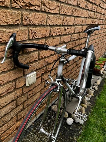 Used Shimano Vintage Rennrad 58cm 2000 Road & Gravel, Light Gray — image 6 of 12