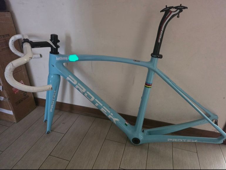 Used Protek Protek Custom Frameset 2016 Road & Gravel, Blue — image 1 of 6