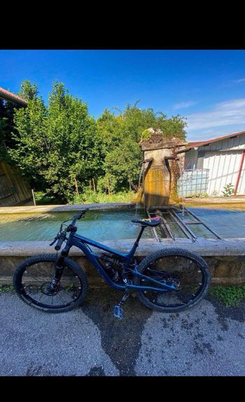 Used Cannondale Habit 4 2019 2019 Mountainbike, Azul — image 2 of 4