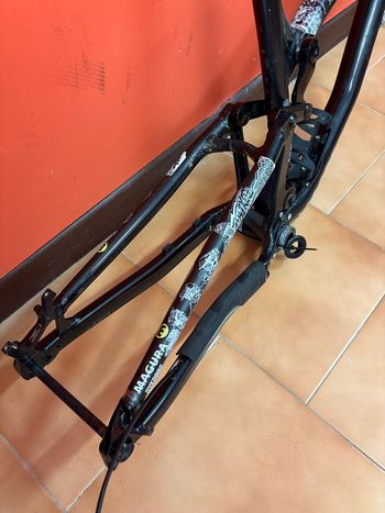 Used Saracen Saracen Custom Frameset 2021 Mountainbike, Schwarz — image 3 of 3