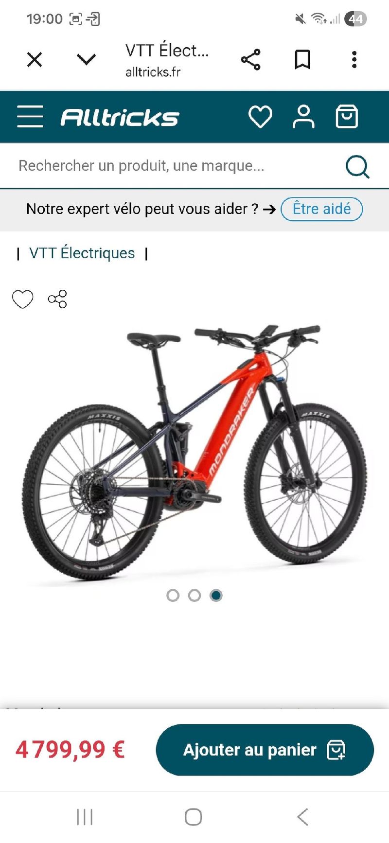 Used Mondraker CHASER R 2025 2025 Mountainbike, Red, 29 — image 1 of 3