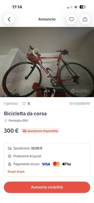 Used Lissignol Custom Shimano XTR 2012 Road & Gravel, Red — image 2 of 4