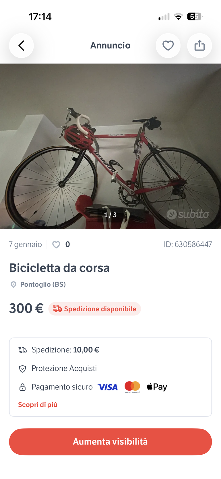 Used lissignol Lissignol Custom Shimano XTR 2012 Road & Gravel, Rot — image 2 of 4