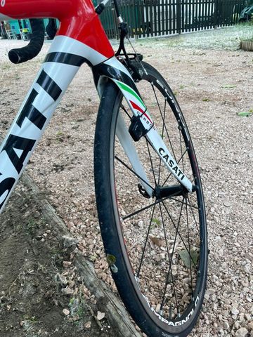 Used Casati Custom Campagnolo Record 2010 Road & Gravel, Red — image 8 of 13
