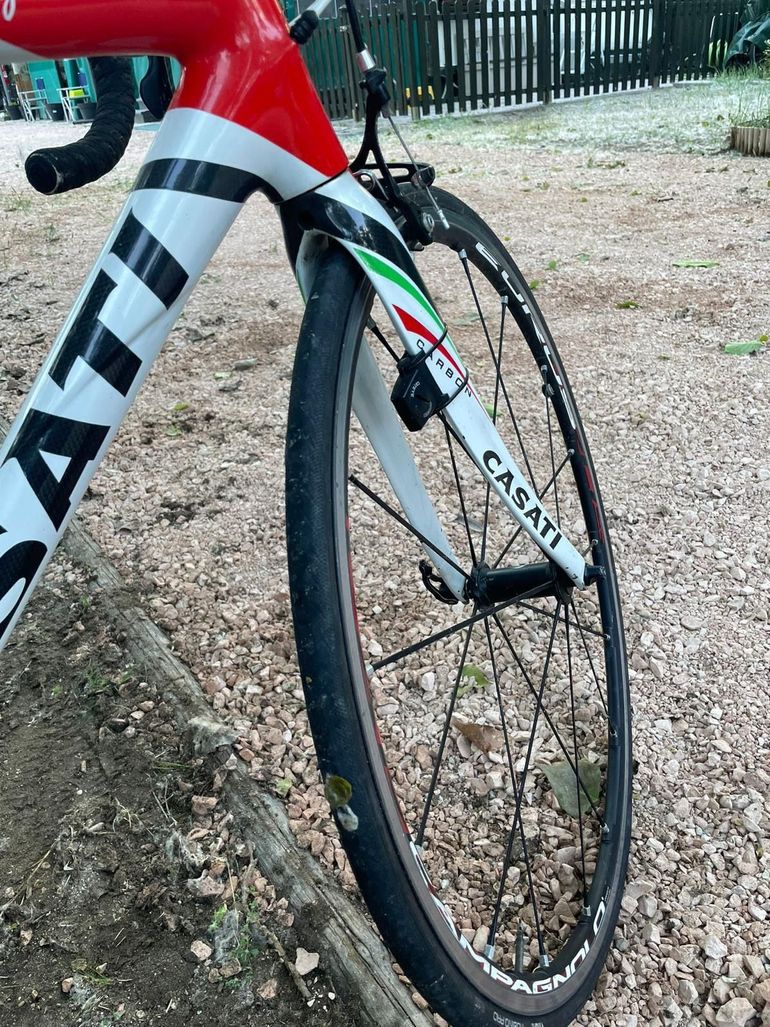 Used Casati Casati Custom Campagnolo Record 2010 Road & Gravel, Red — image 8 of 13