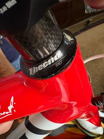 Used Casati Custom Campagnolo Record 2010 Road & Gravel, Red — image 12 of 13