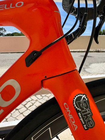 Used Pinarello PARIS 105 11S 2022 2022 Road & Gravel, Orange — image 5 of 11