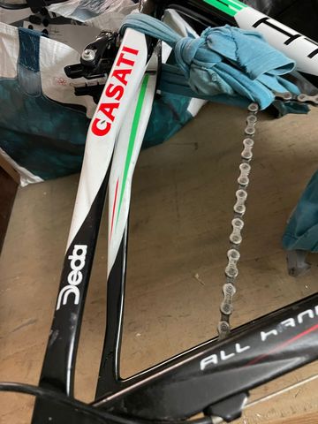 Used Casati Custom Campagnolo Record 2010 Road & Gravel, Green — image 4 of 11