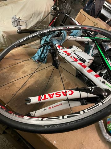 Used Casati Custom Campagnolo Record 2010 Road & Gravel, Green — image 6 of 11
