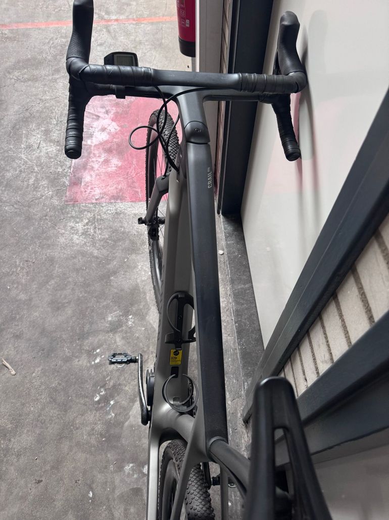 Used Canyon Grail:ON CF 8 eTap 2021 2021 Road & Gravel, Light Gray — image 3 of 5
