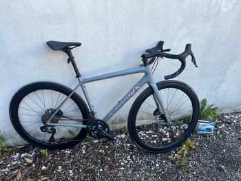 Used Specialized Specialized Aethos S Works Ultegra GRX 2023 Road & Gravel, Blue — image 2 of 5