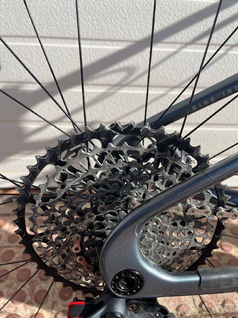Used KTM Myroon SRAM X01 Eagle 2022 Mountainbike, Gris claro — image 7 of 14