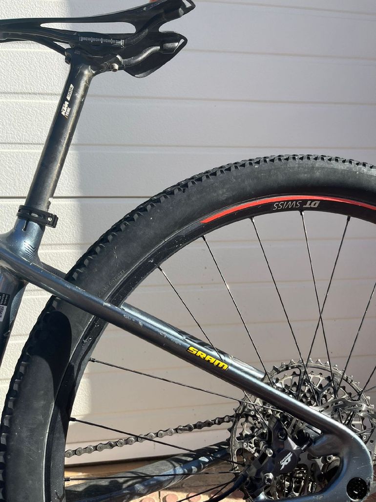 Used KTM Myroon SRAM X01 Eagle 2022 Mountainbike, Gris claro — image 14 of 14