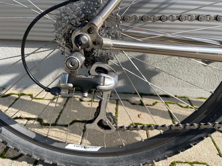 Used Colnago Colnago Custom Shimano Deore XT 1997 Mountainbike, Light Gray — image 7 of 18