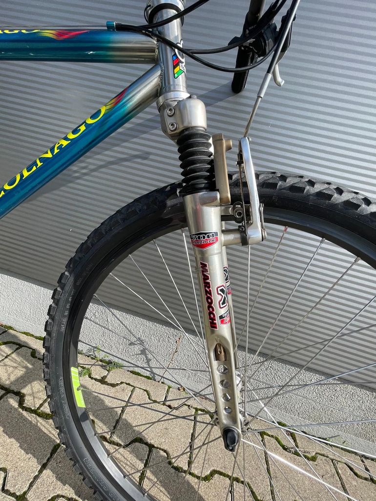 Used Colnago Colnago Custom Shimano Deore XT 1997 Mountainbike, Light Gray — image 13 of 18