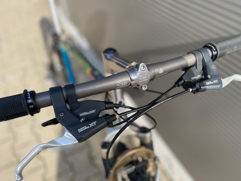 Used Colnago Colnago Custom Shimano Deore XT 1997 Mountainbike, Light Gray — image 11 of 18