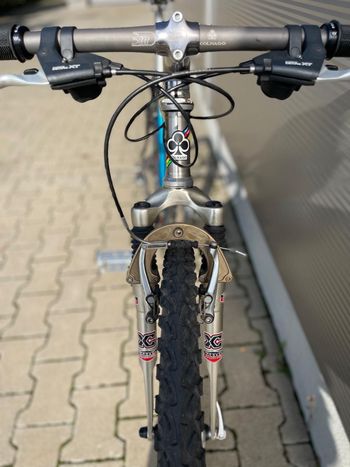 Used Colnago Colnago Custom Shimano Deore XT 1997 Mountainbike, Light Gray — image 5 of 18
