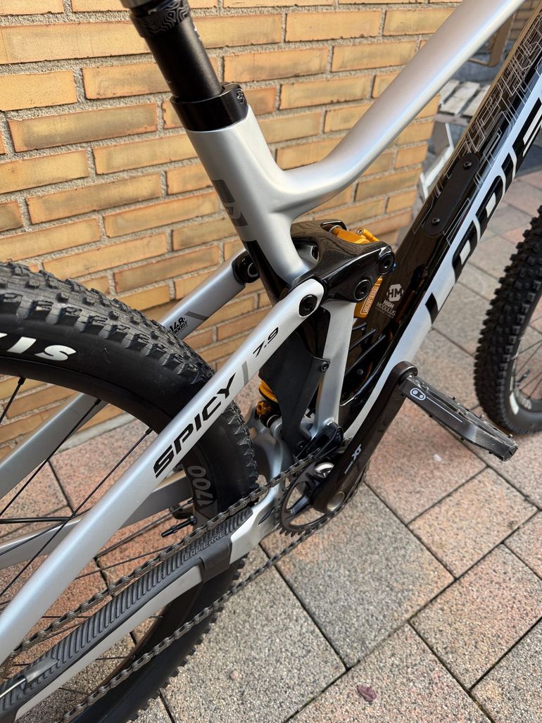Used Lapierre Spicy CF 7.9 2021 2021 Mountainbike, Light Gray, 29 — image 6 of 7
