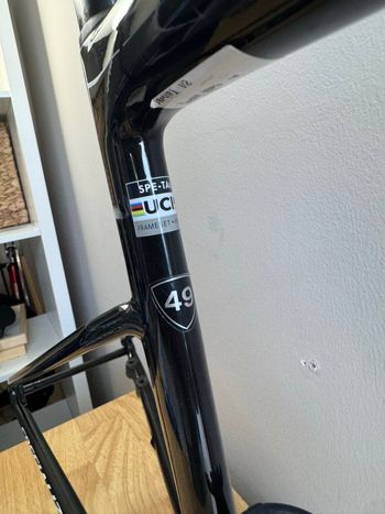 Used Specialized Tarmac SL8 Frameset - FACT 10r Carbon 2024 Frameset 2024 Road & Gravel, Black — image 3 of 15
