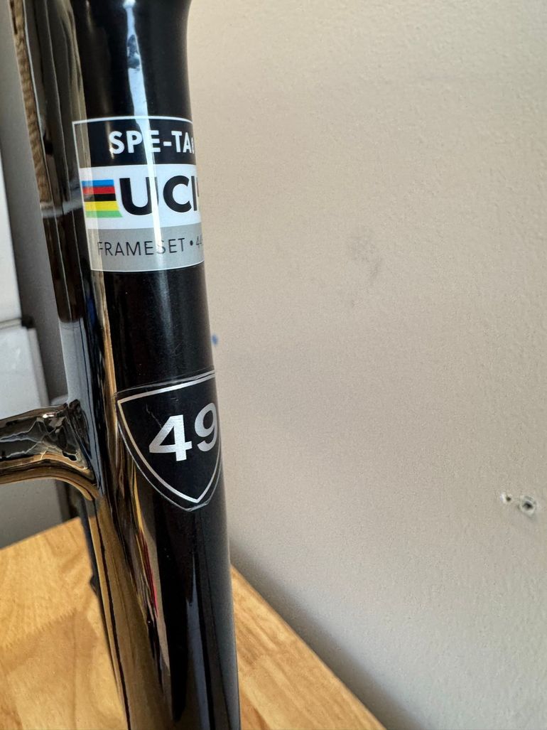 Used Specialized Tarmac SL8 Frameset - FACT 10r Carbon 2024 Frameset 2024 Road & Gravel, Black — image 5 of 16