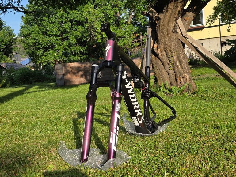 Used Specialized S-Works Epic 8 - SRAM XX SL AXS, RockShox Ultimate Flight Attendant 2024 Frameset 2024 Mountainbike, Schwarz, 29 — image 4 of 11