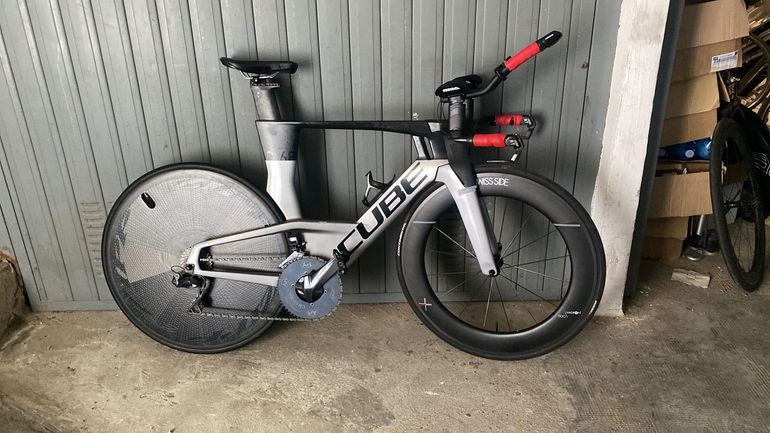 Used cube aerium c68 TT Cube aerium c68 TT Custom Shimano Ultegra Di2 2022 Road & Gravel, Light Gray — image 1 of 3