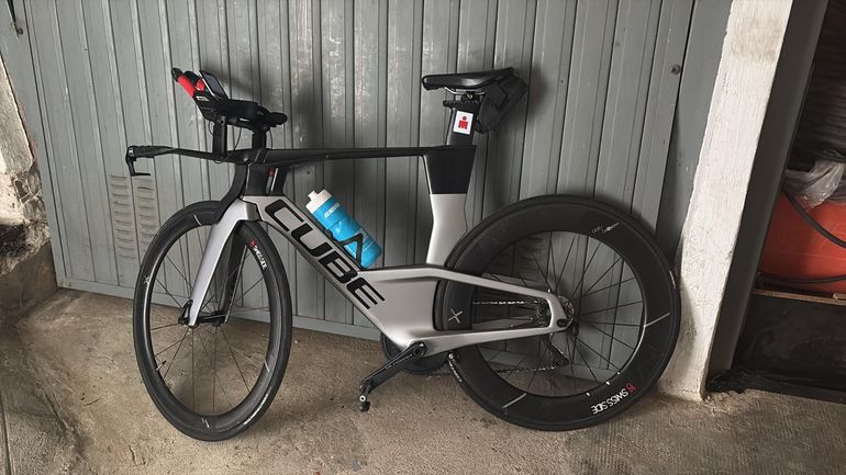Used cube aerium c68 TT Cube aerium c68 TT Custom Shimano Ultegra Di2 2022 Road & Gravel, Light Gray — image 2 of 3