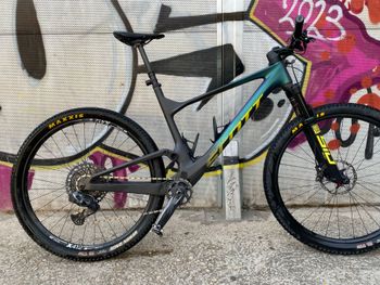 Used Scott Spark RC Team Issue AXS 2023 2023 Mountainbike, Green, 29 — image 2 of 8