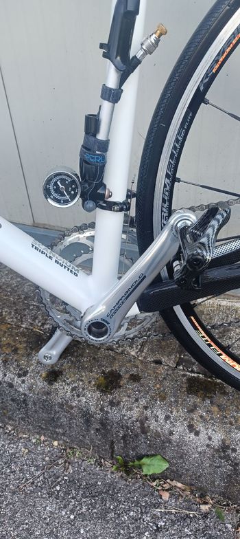 Used SCAPIN SCAPIN Custom Campagnolo Veloce 2007 Road & Gravel, White — image 5 of 6