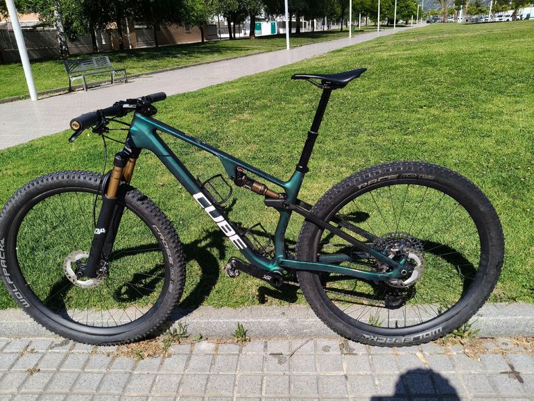 Used CUBE AMS ZERO99 C:68X, SLX 29 2026 Frameset 2026 Mountainbike, Green, 29 — image 7 of 11