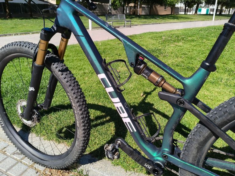 Used CUBE AMS ZERO99 C:68X, SLX 29 2026 Frameset 2026 Mountainbike, Green, 29 — image 10 of 11